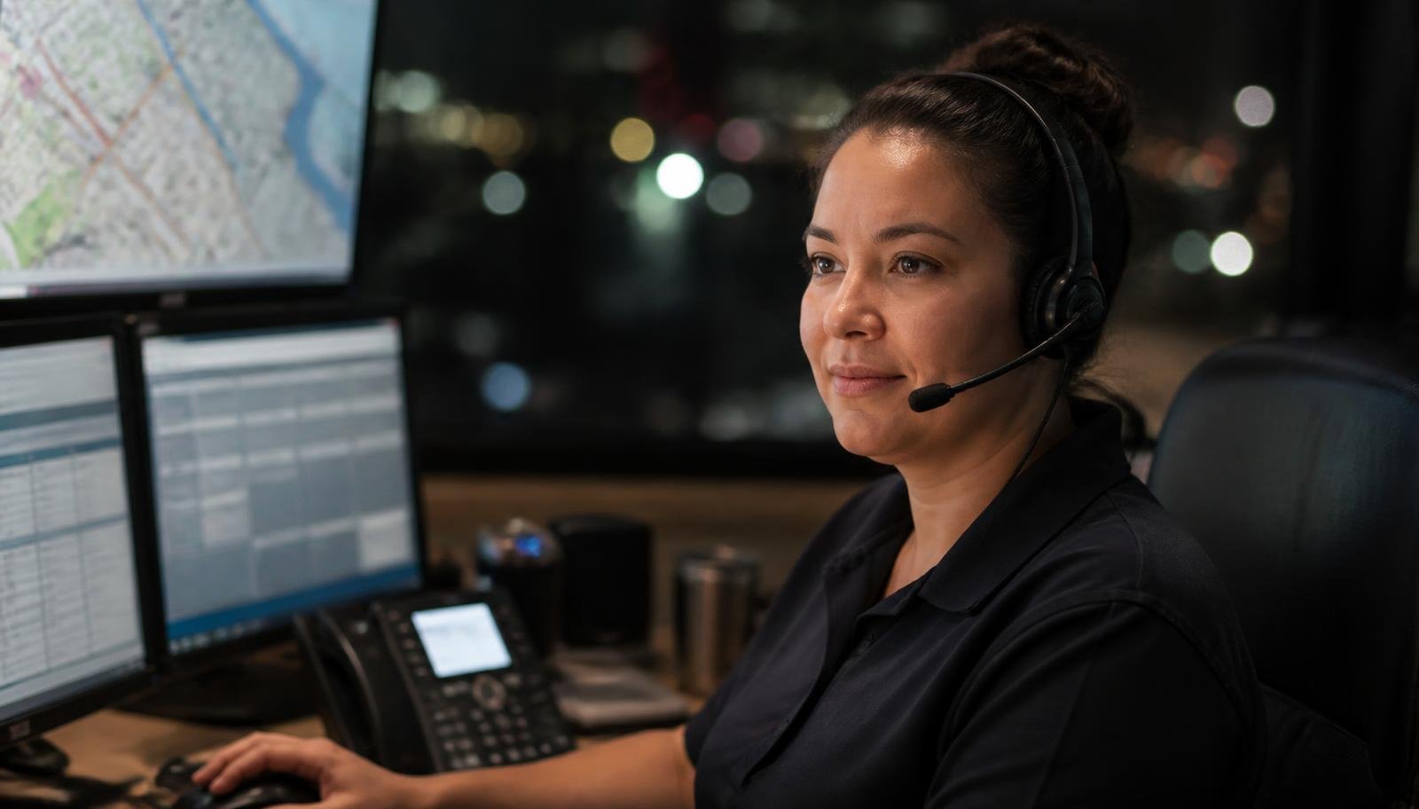 Project manager coordinating reconstruction materials and trade scheduling