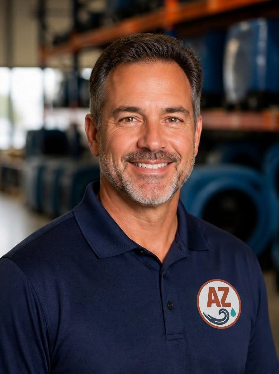 Marcus Whitfield, owner and lead estimator of AZ Water Damage Restoration